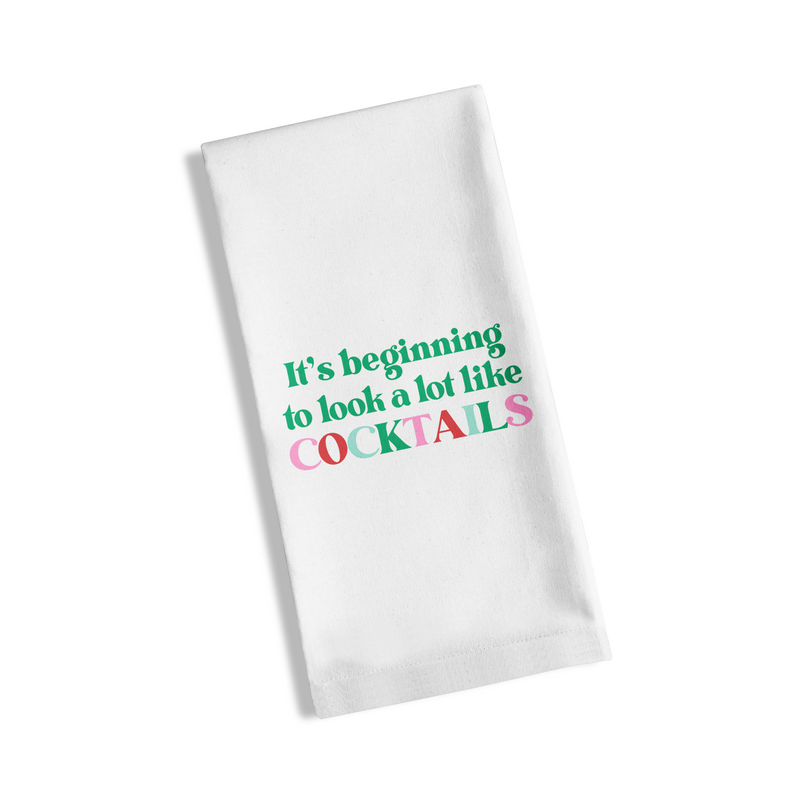 Tea Towel - Cocktails - New!