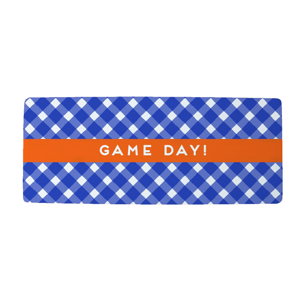 Long Serving Board - Game Day! Royal/Orange