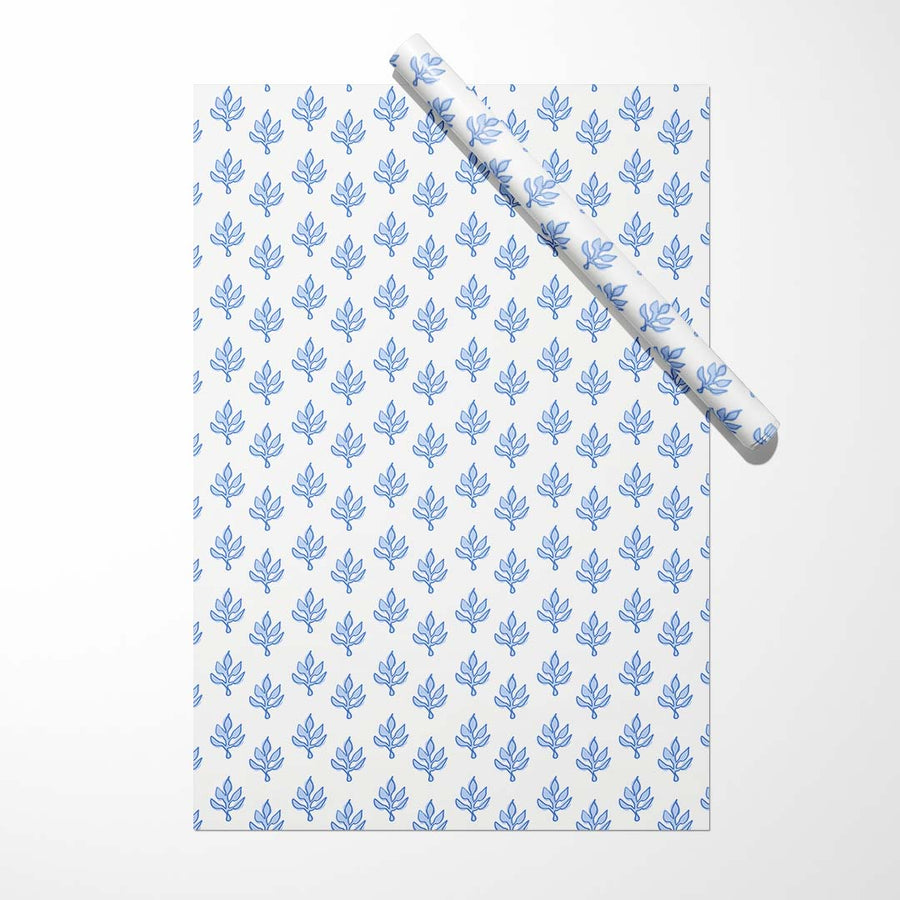 White & French Blue Gift Wrap – bocu